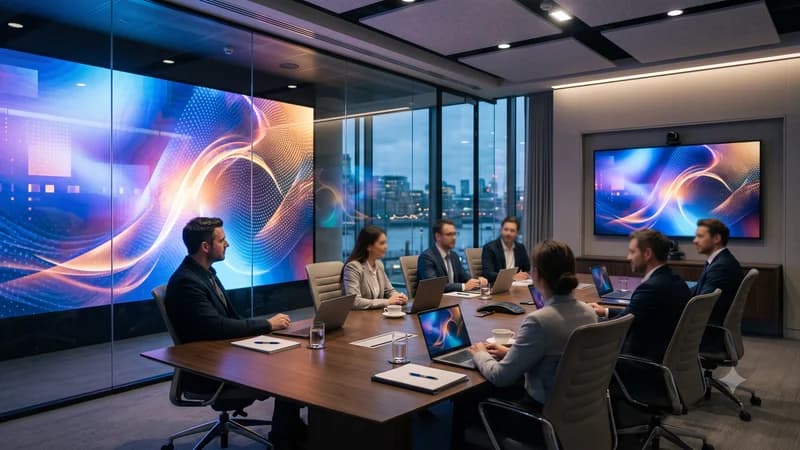 Toplantı Salonu İçin LED Ekran mı Profesyonel Display mi?