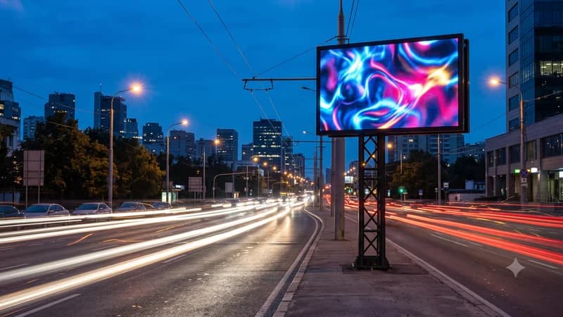 Yol Kenarı ve Cadde Reklamlarında LED Ekran Yatırımı