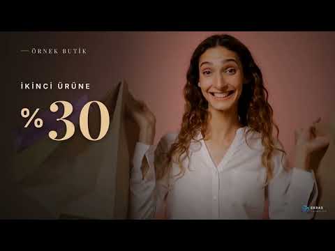Butik giyim tanıtımı — fotoğraf ve videolardan, Yatay · 16:9 video kapağı