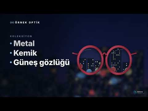 Optik mağazası — animasyonlu tanıtım, Yatay · 16:9 video kapağı