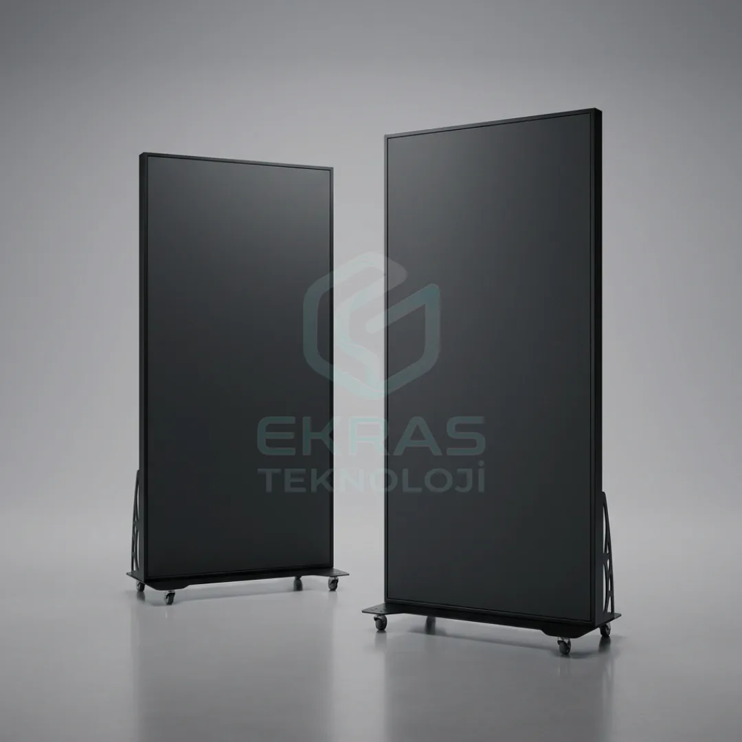 192x64 cm P1.86 İç Mekan poster LED ekran