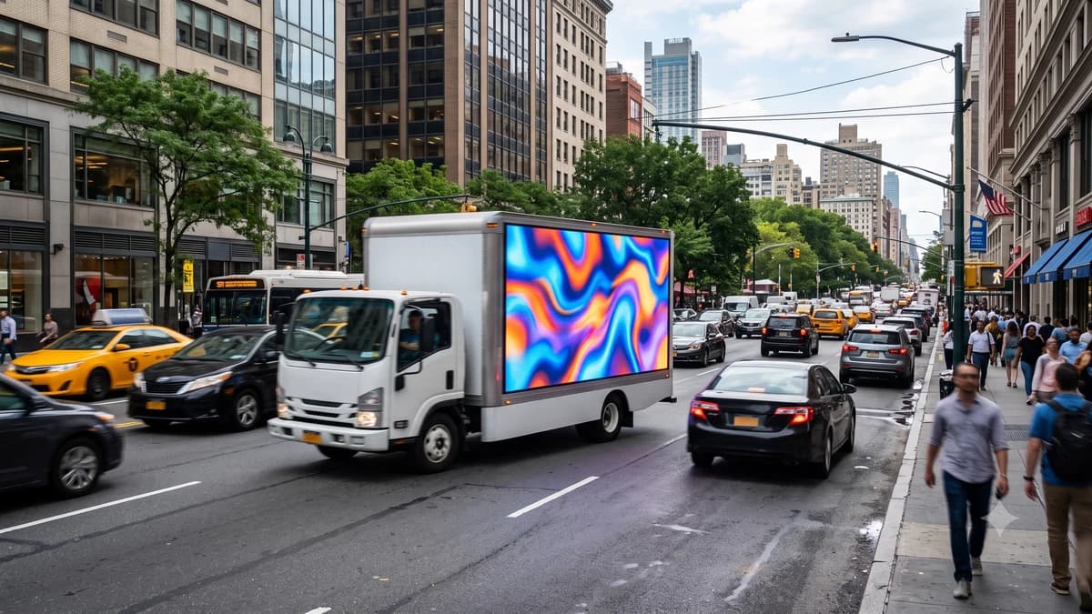 Gezici Reklam Kampanyalarında Mobil LED Ekran Kullanımı