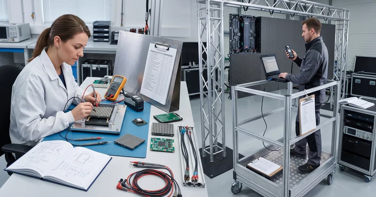 LED Ekran FAT ve SAT Testleri Nedir?
