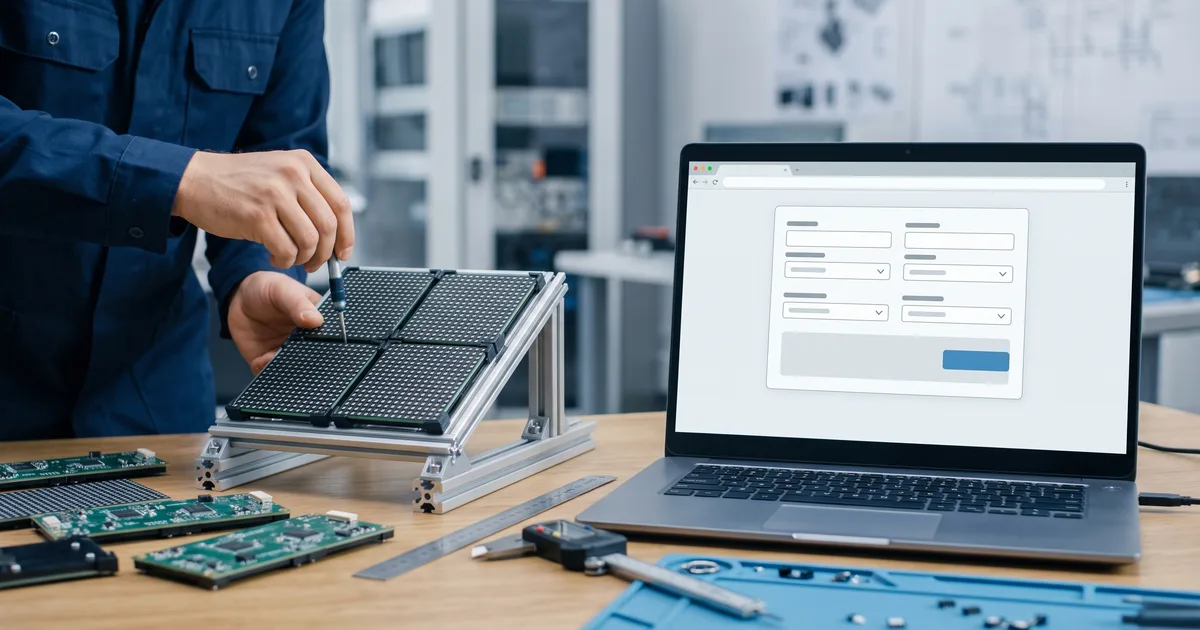 LED ekran modül sayısı hesaplayıcı için modül dizilimi ve üretilebilir ölçü planı