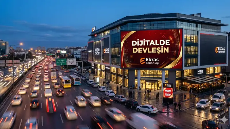 Ankara'da Dış Mekan LED Ekran ile Yüksek Görünürlük
