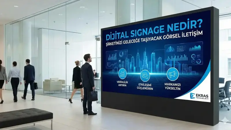 Digital Signage Nedir? Şirketinizi Geleceğe Taşıyacak Görsel İletişim
