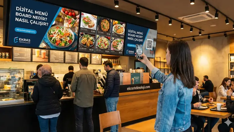 Dijital Menü Board Nedir? Nasıl Çalışır?