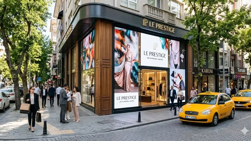 Gaziosmanpaşa ve Tunalı'da Marka Prestiji: Digital Signage ile Vitrinlerinizi Sanat Galerisine Dönüştürün