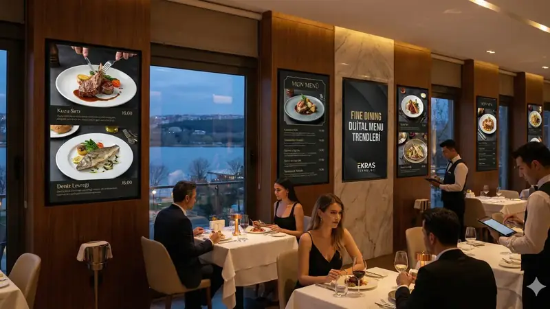 Gölbaşı ve İncek Restoranları İçin Dijital Menü Board Trendleri