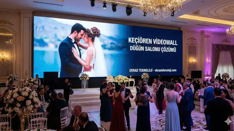 Keçiören'in En Şık Salonlarında Videowall İmzası: Görsel Şölen Dönemi