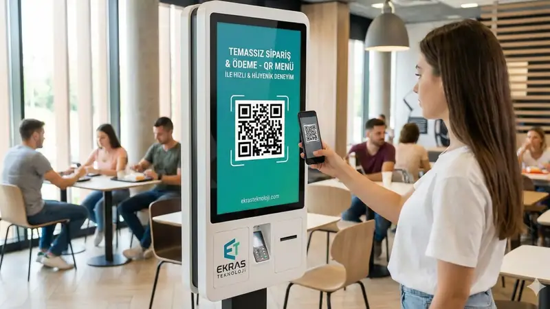 QR Menülü Kiosk Sistemleri: Hijyen ve Verimliliği Bir Arada Sunma