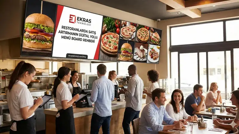 Restoranlarda Satış Artırmanın Dijital Yolu: Menü Board Rehberi