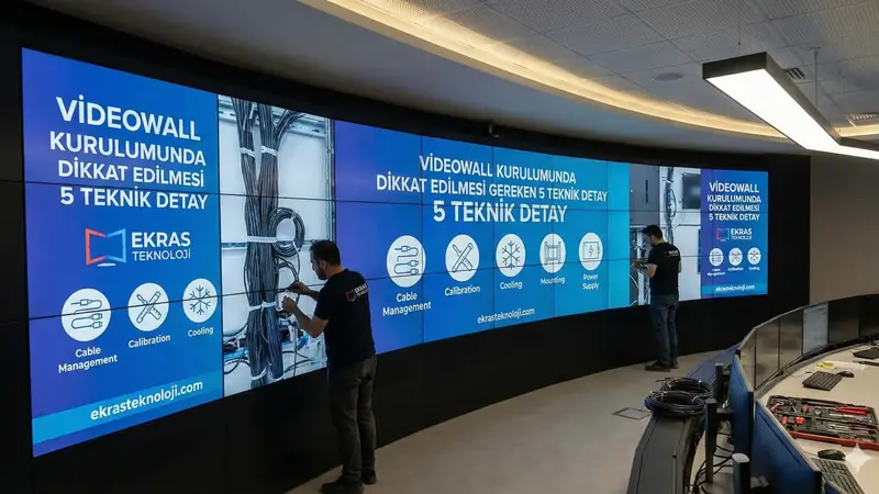 Videowall Kurulumunda Dikkat Edilmesi Gereken 5 Teknik Detay