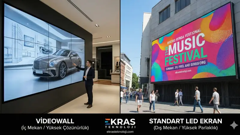 Videowall vs Standart LED Ekran: Farklar ve Avantajlar