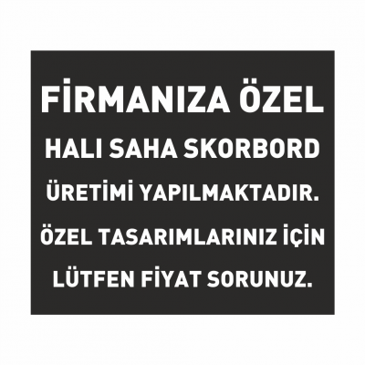 Halı Saha Skorbord Panosu (Özel Tasarım)