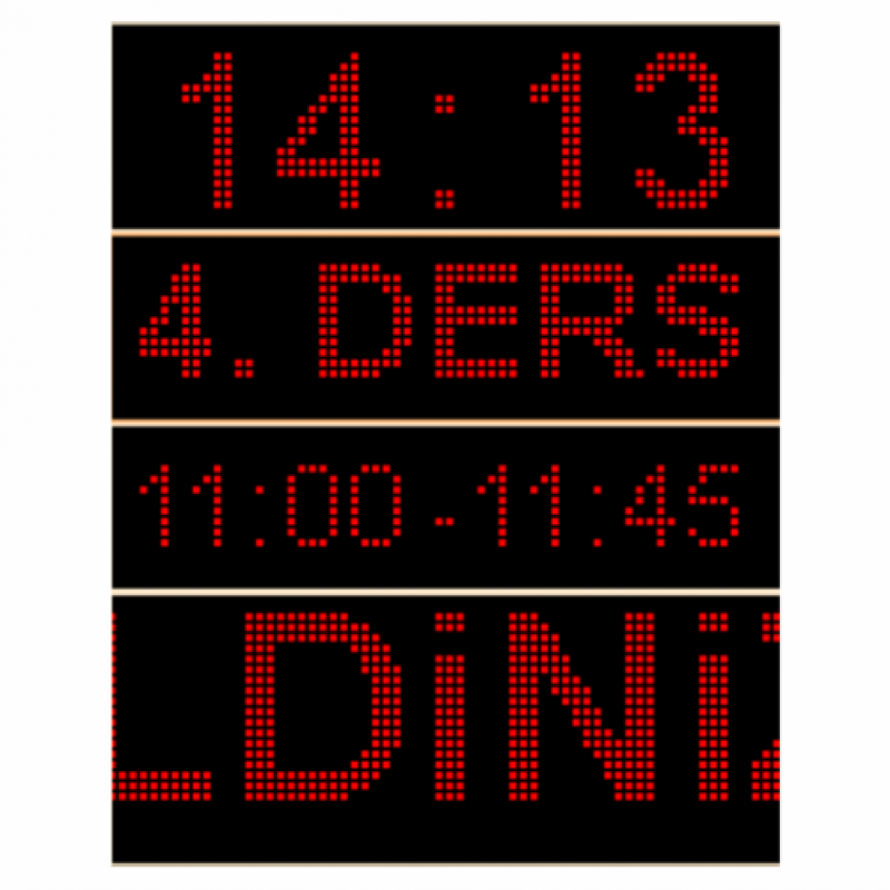 Zilsiz Okul Projesi Tabelası - Ekras Teknoloji