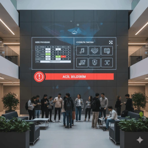 Eğitim kurumları için dijital ekran çözümleri