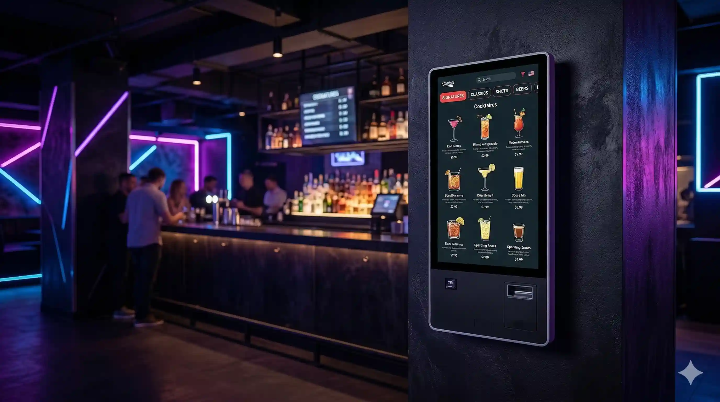 Kiosk Sistemleri - Eğlence ve gece hayatı mekanları için dijital ekran çözümü