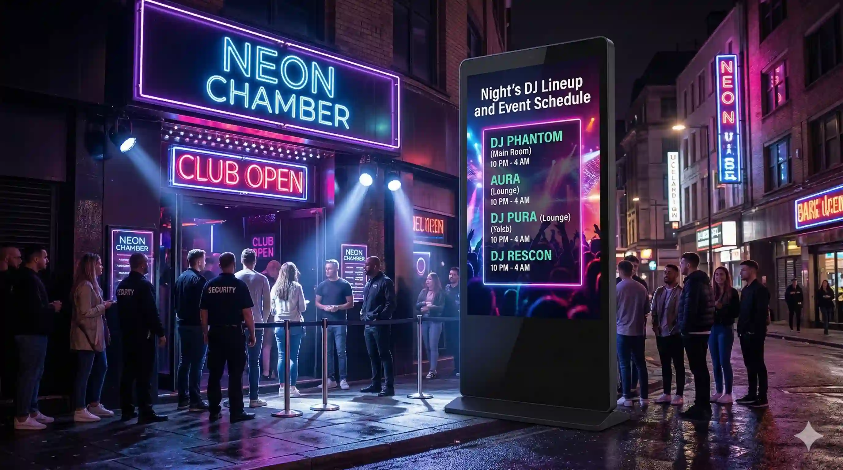 LED Totem Ekranlar - Eğlence ve gece hayatı mekanları için dijital ekran çözümü