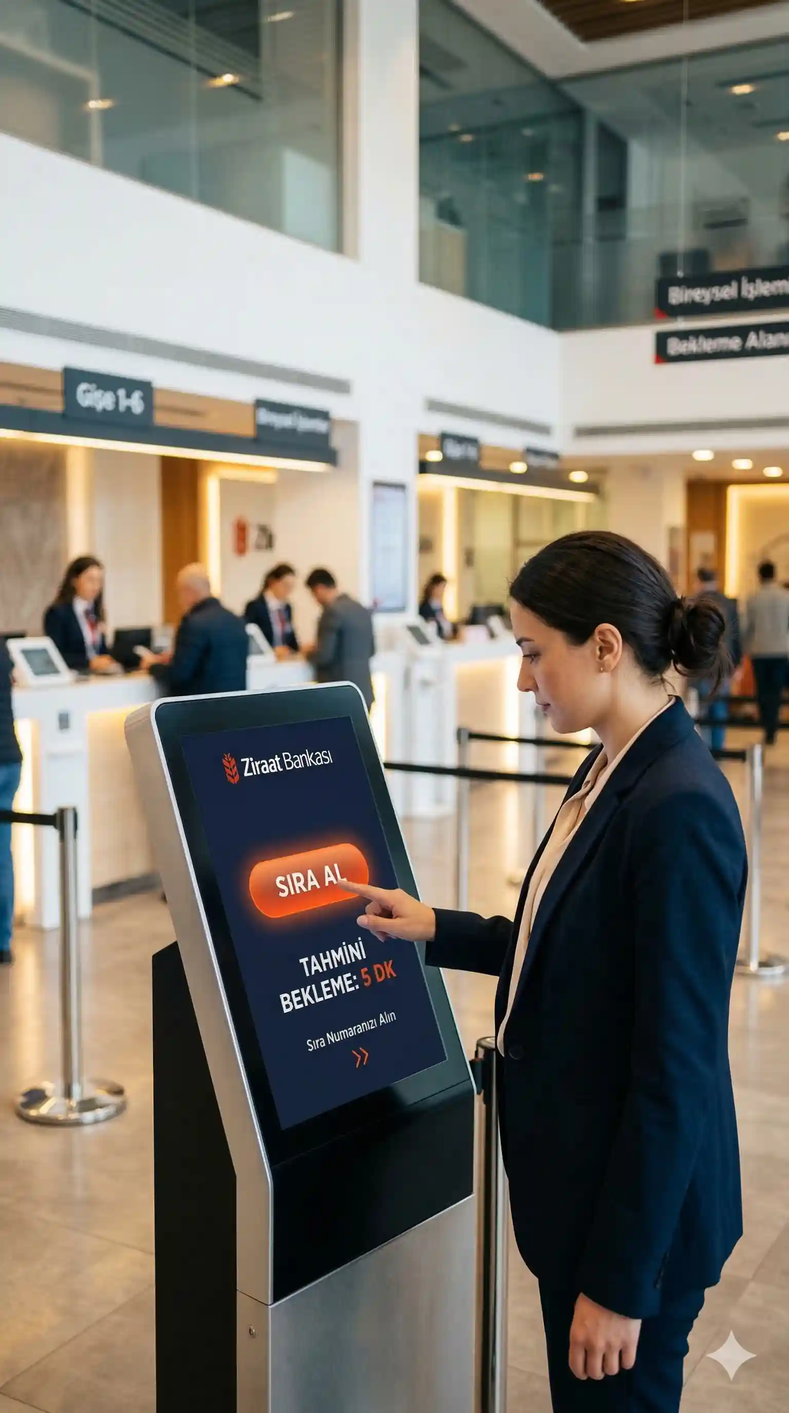 Kiosk Sistemleri - Finans sektörü için dijital ekran çözümü