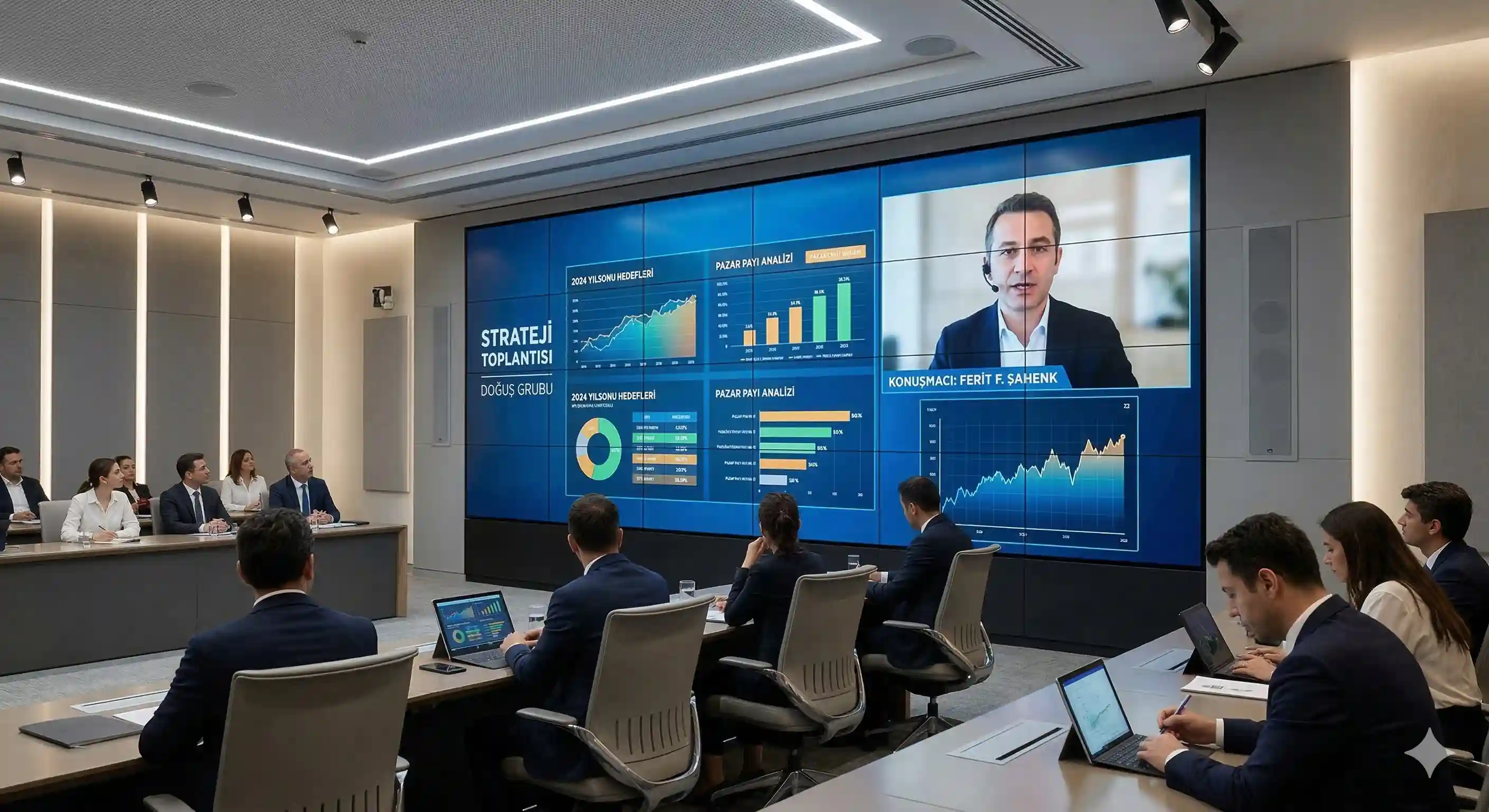 Videowall - Finans sektörü için dijital ekran çözümü