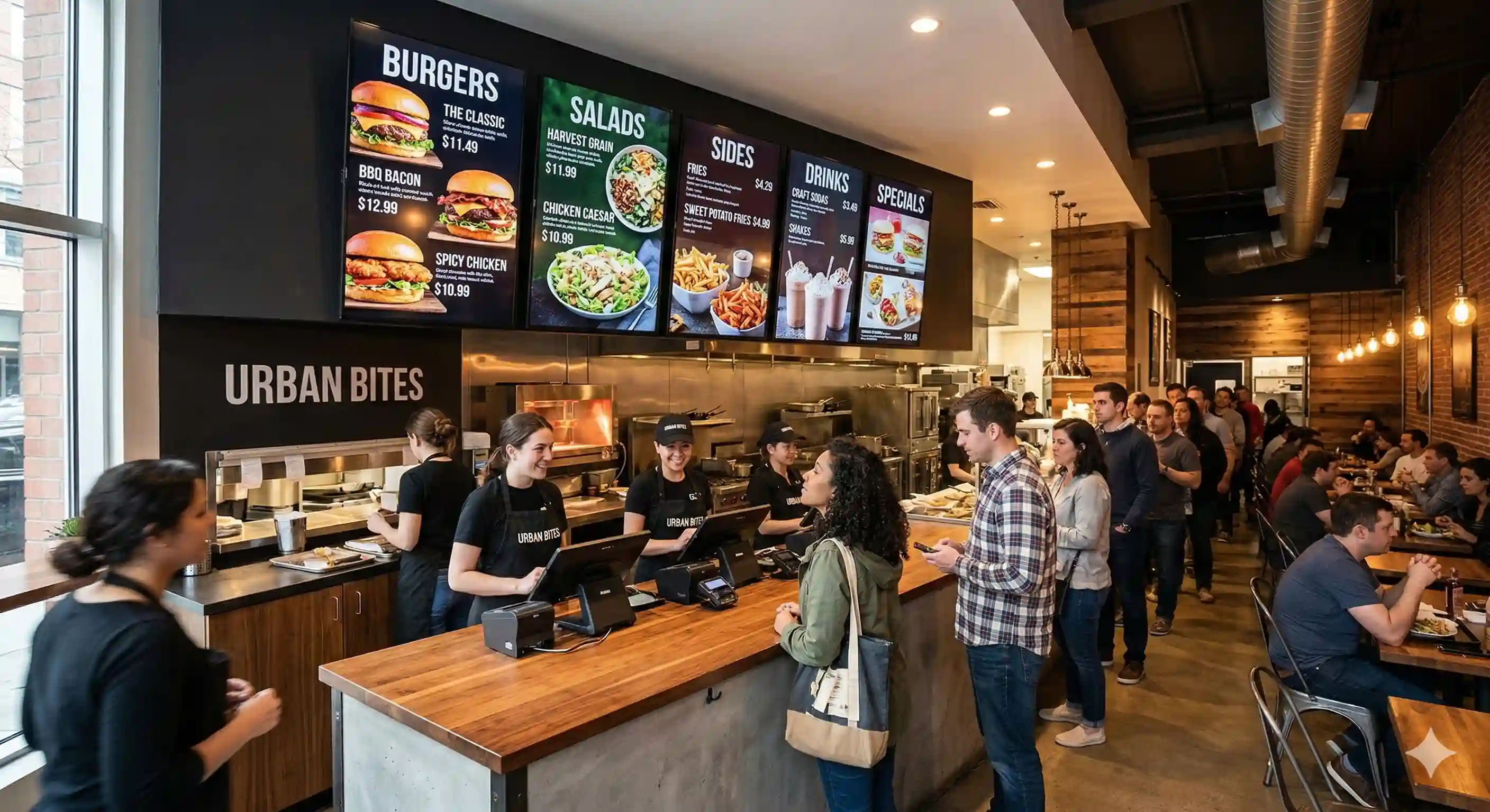 Dijital Menü Board - Restoran için dijital ekran çözümü