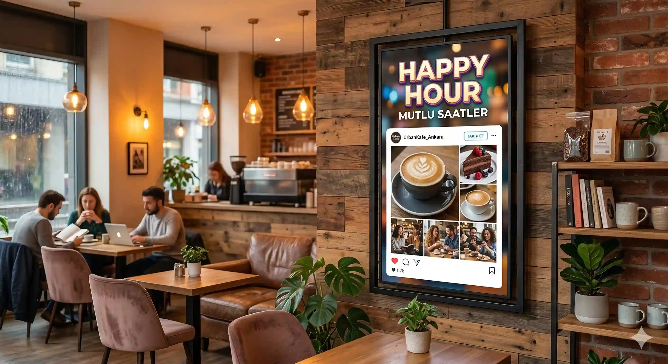 Digital Signage - Restoran için dijital ekran çözümü