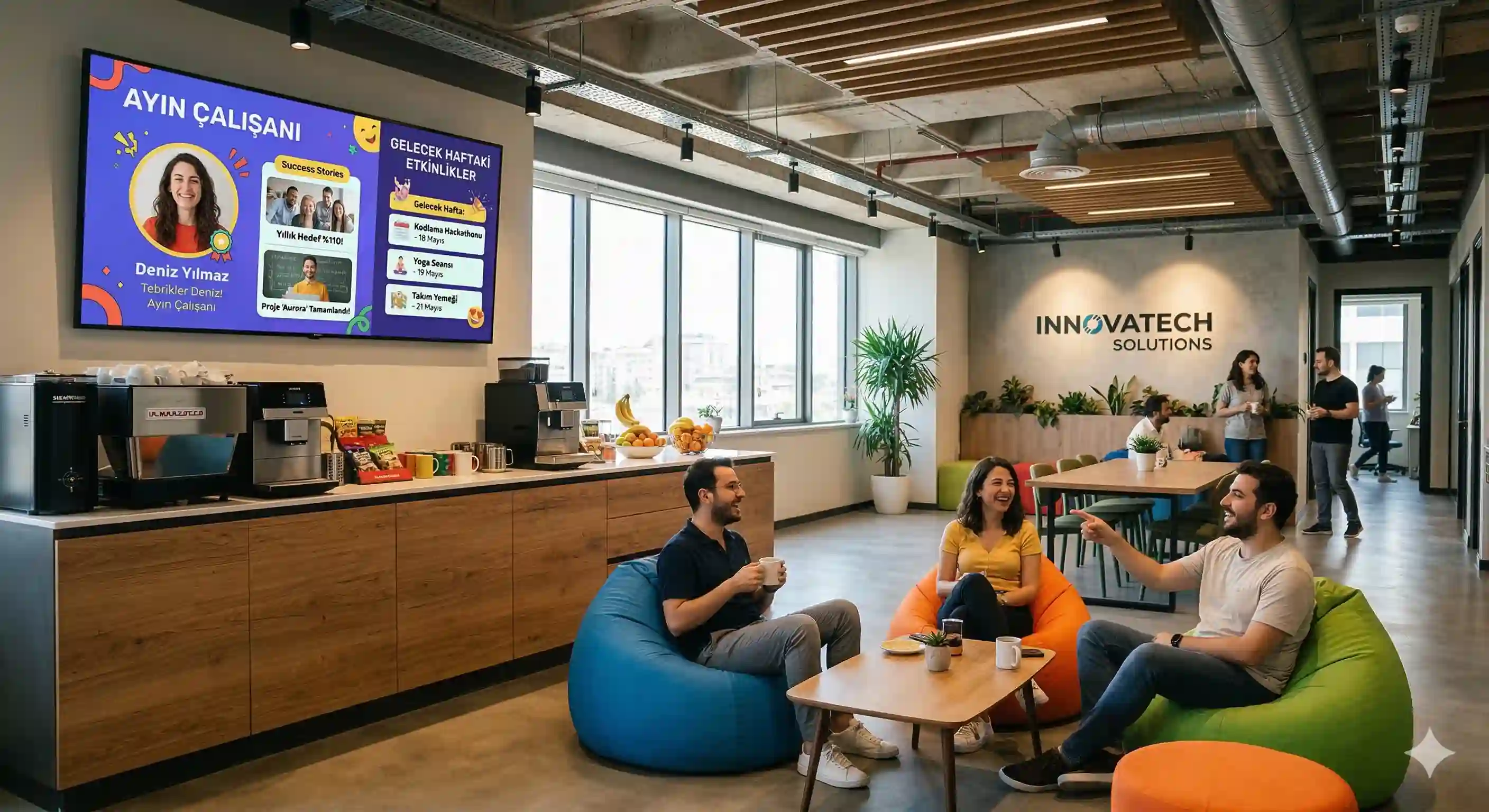 Digital Signage - Kurumsal ofis için dijital ekran çözümü