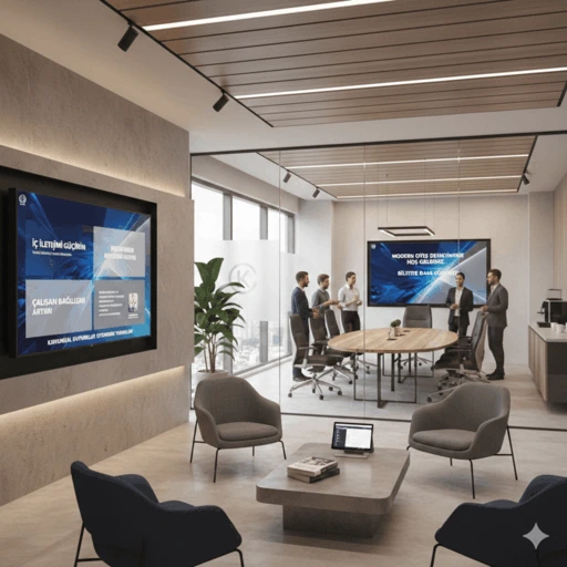 Kurumsal ofis için dijital ekran çözümleri
