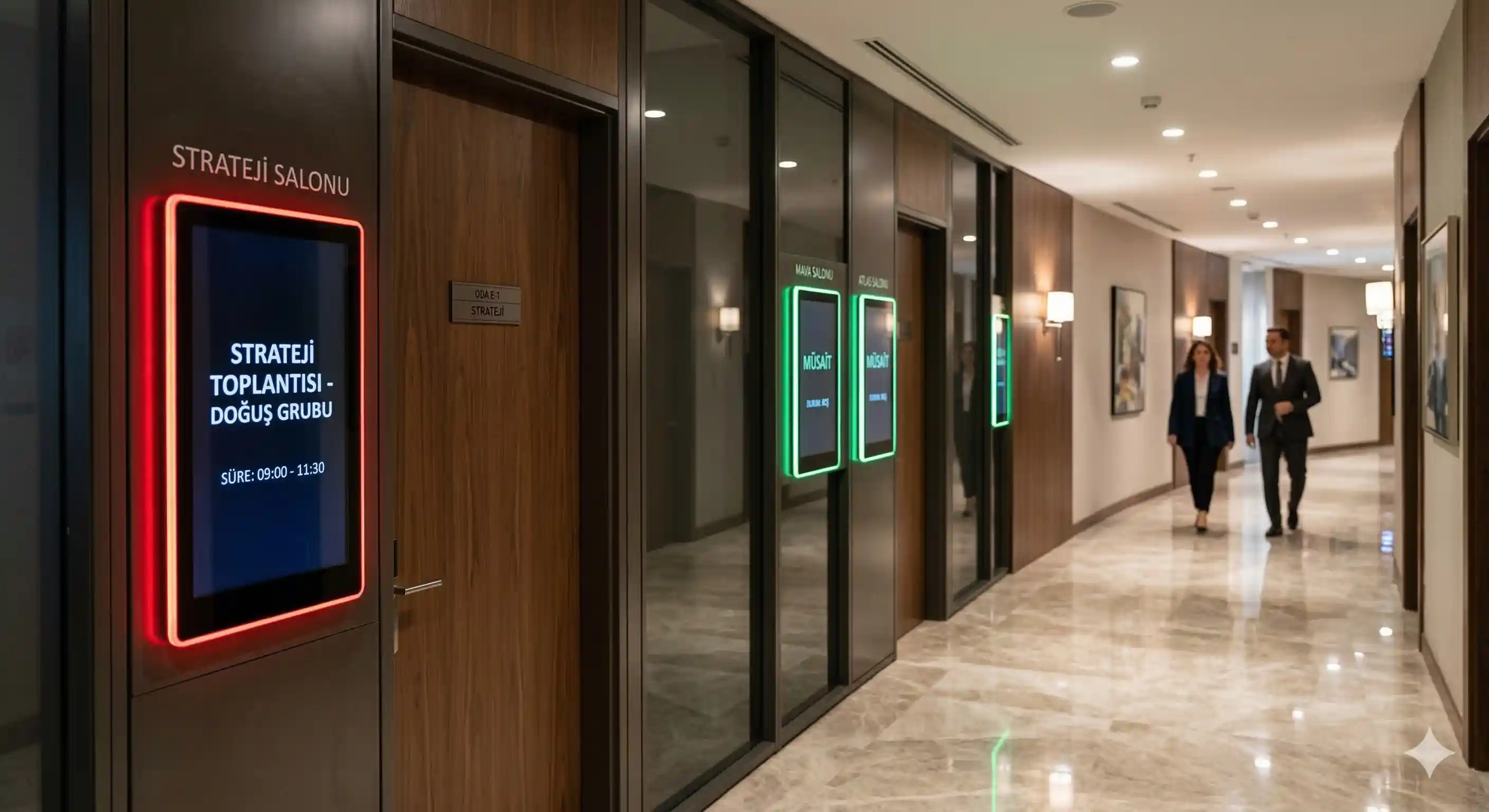 Kapı Önü Bilgi Ekranları - Otel ve konaklama için dijital ekran çözümü