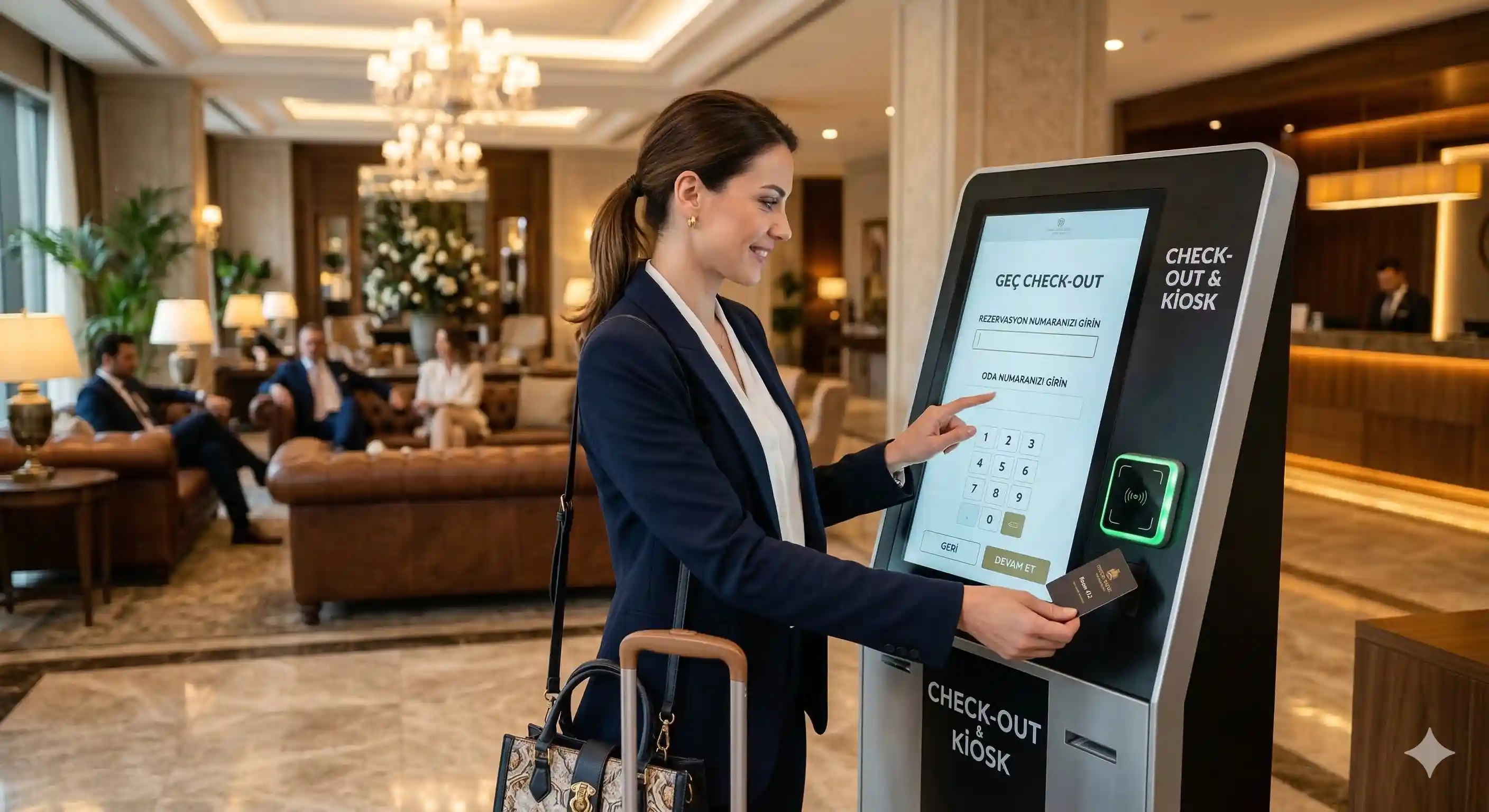 Kiosk Sistemleri - Otel ve konaklama için dijital ekran çözümü
