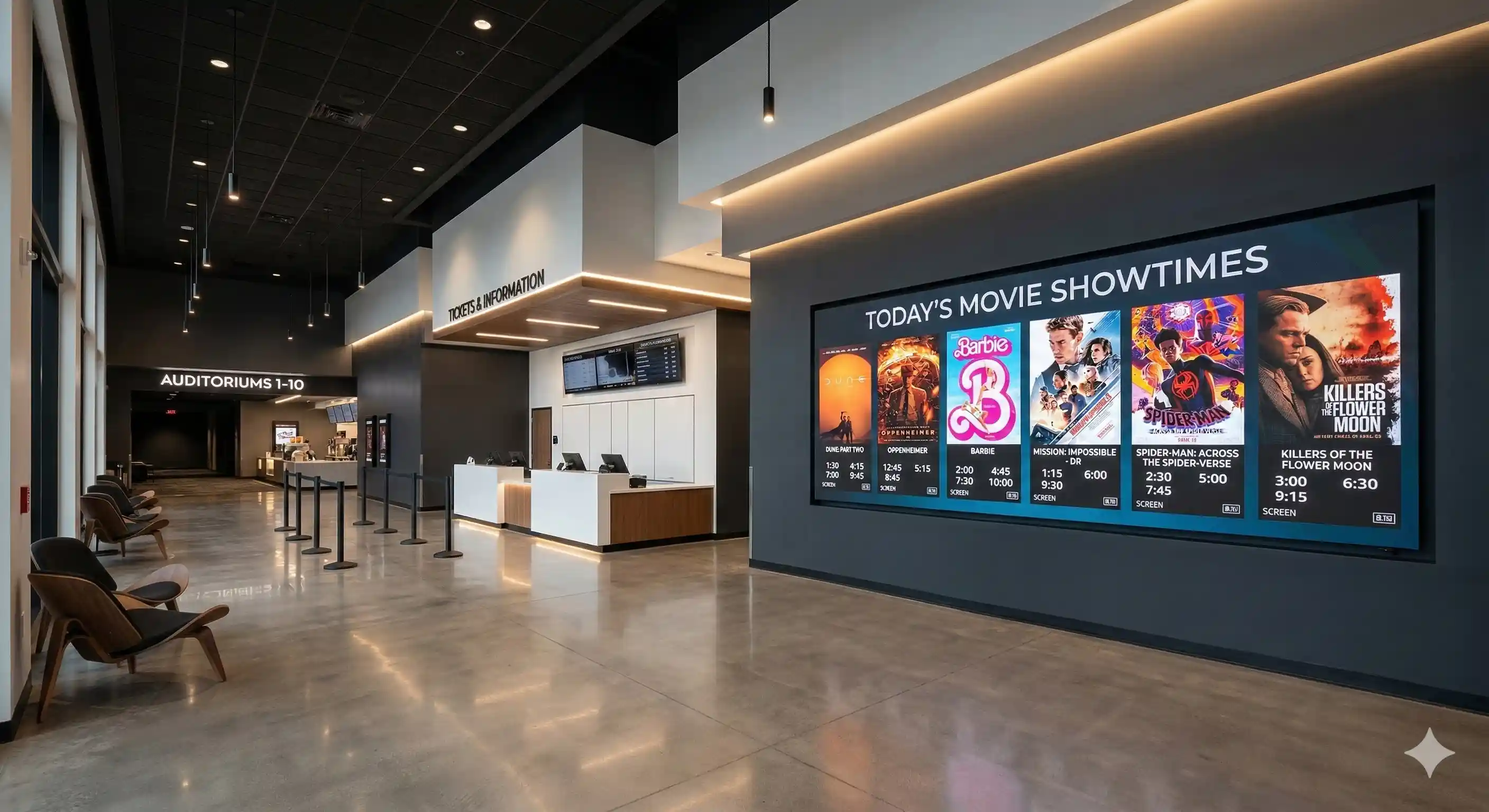 Digital Signage - Sinema ve kültür mekanları için dijital ekran çözümü