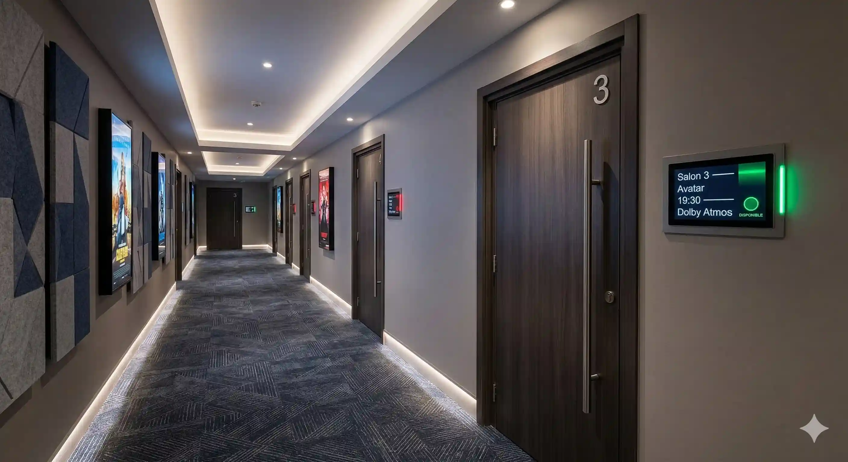 Kapı Önü Bilgi Ekranları - Sinema ve kültür mekanları için dijital ekran çözümü