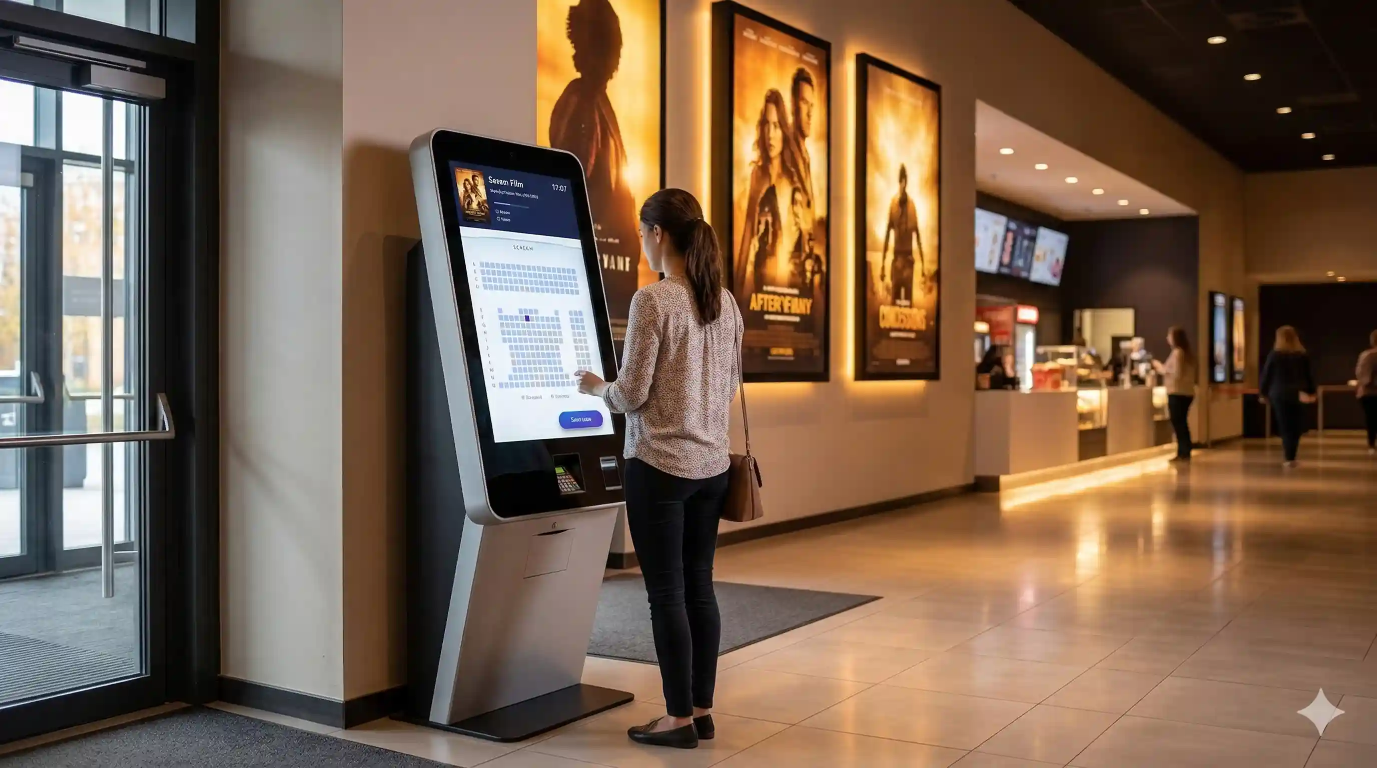 Kiosk Sistemleri - Sinema ve kültür mekanları için dijital ekran çözümü