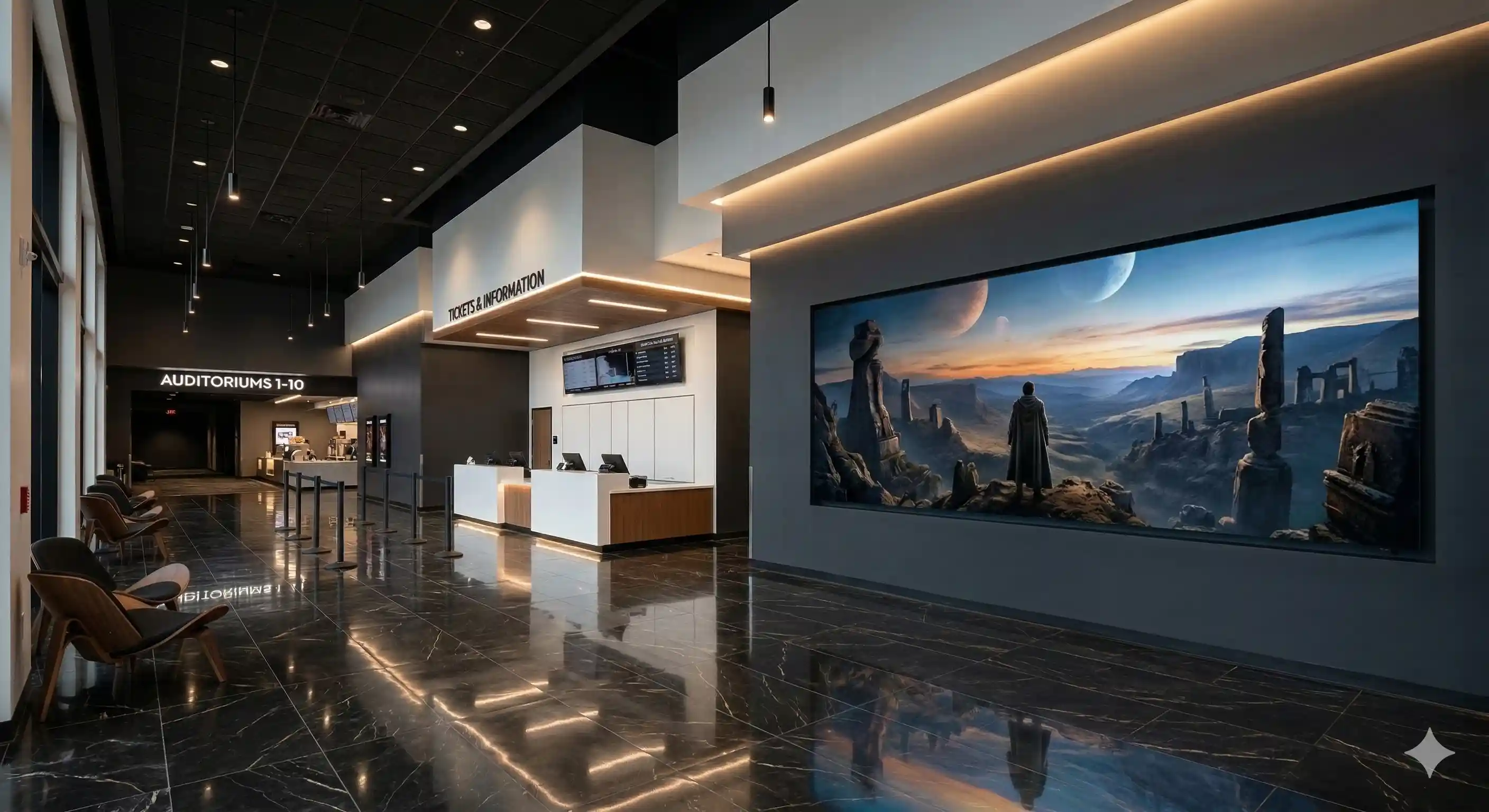 Videowall - Sinema ve kültür mekanları için dijital ekran çözümü