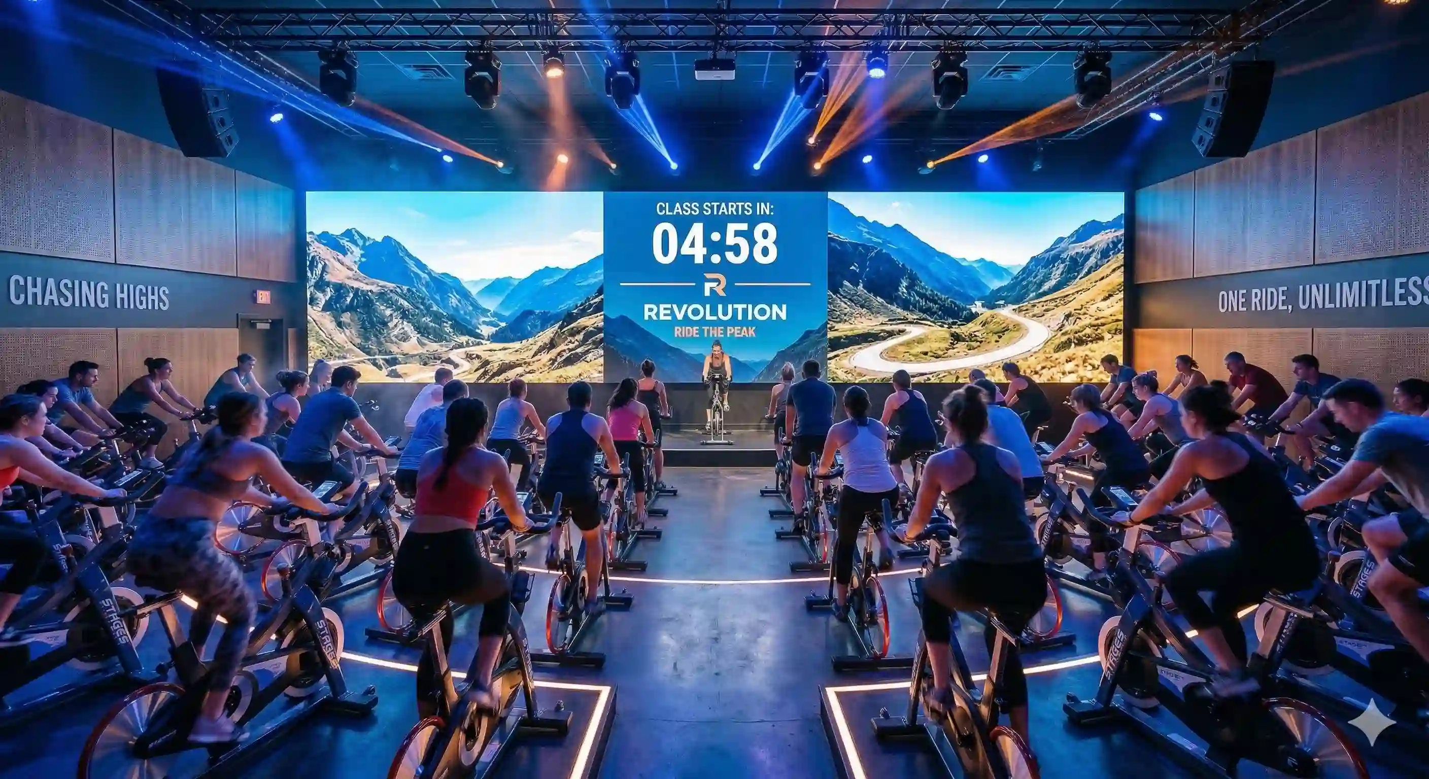 Videowall - Spor salonu için dijital ekran çözümü